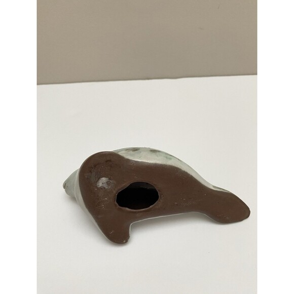 Vintage Andersen Design Studio Harbor Seal 6” Red Clay Pottery Figurine Maine - Picture 10 of 10